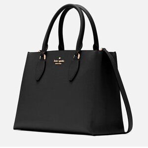 New Kate Spade Rae Medium Satchel Saffiano Black